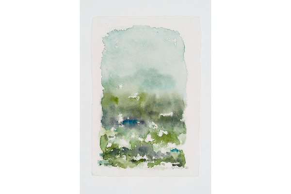Transported V, Watercolour on Nujabi, 10x13 in.
